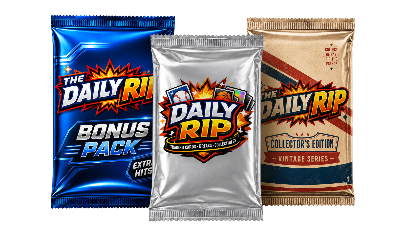 The Daily Rip trading card packs